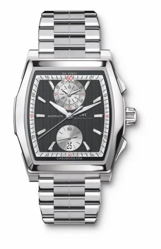 IWC Da Vinci Chronograph Stainless Steel / Black / Bracelet IW3764-14 (3764-14, IW376414)